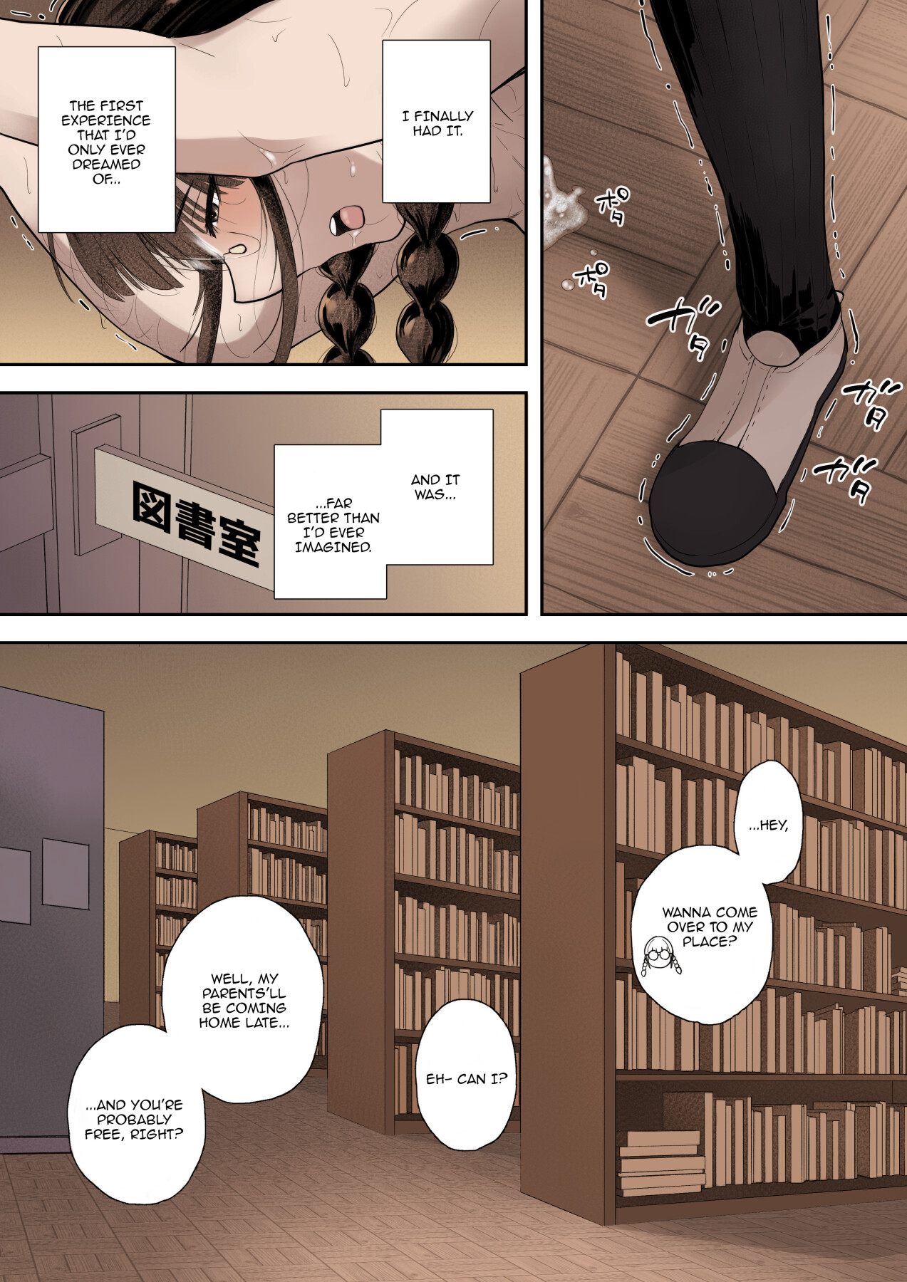 Hentai Manga Comic-The Busty Library Committee President Is Very Interested In Lewd Stuff (Color)-Read-26